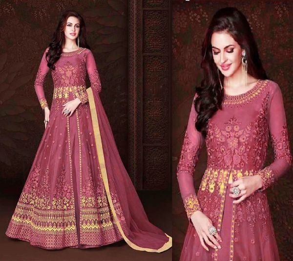 Semi –Embroidery & Sequence Work Party dress
