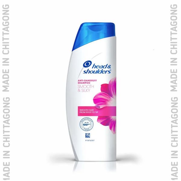 Head & Shoulders Smooth and Silky Anti Dandruff Shampoo (340ml)