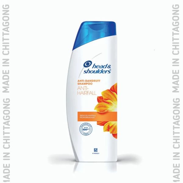 Head & Shoulders Anti-Hairfall Anti-Dandruff Shampoo (180ml)