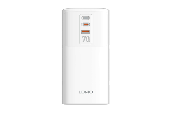 Multifunction Power Adapter with 70W USB Ports