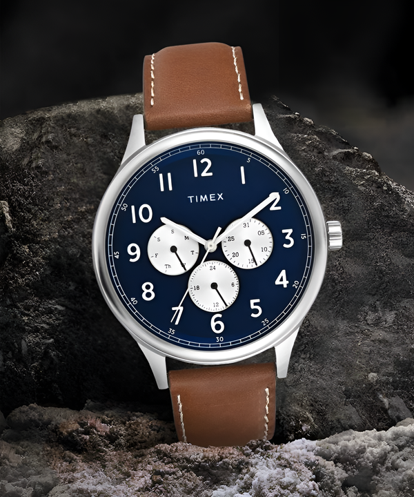 TIMEX Multi Function Blue Dial Analog Watch - For Men