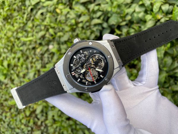 Hublot Automatic Belt - Silver & Black Body