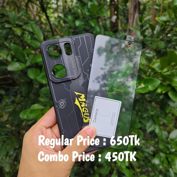 IQOO Neo9 combo Soft silicone cover+screen protector+camera protector