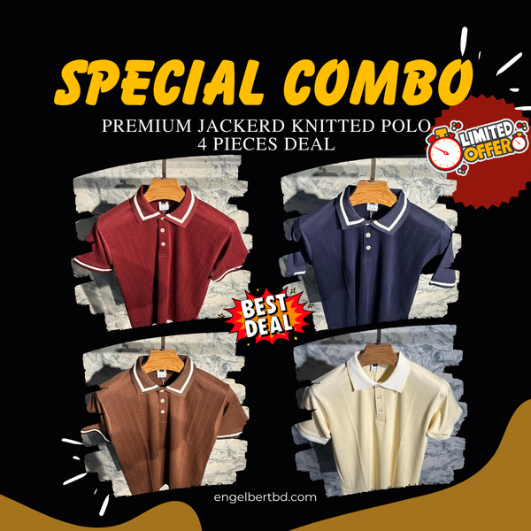 Premium Old Money Polo 4 Pieces Combo Deal Boom🔥