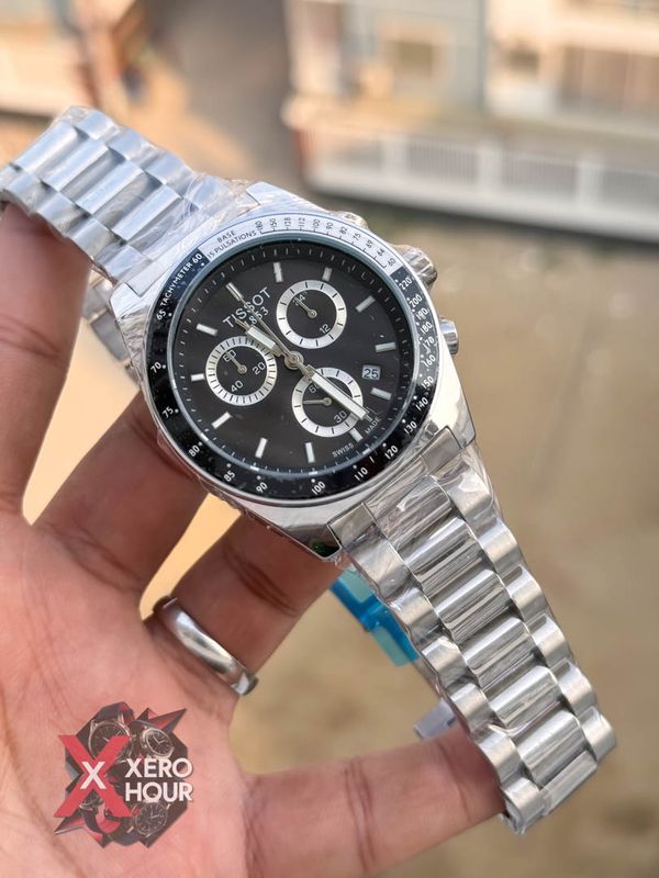 Tissot Chrongoraph | Single Tone | Black Dial