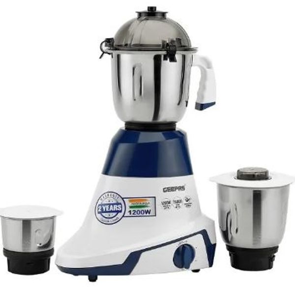 Geepas GSB44088 3 In 1 Mixer Grinder 1200W