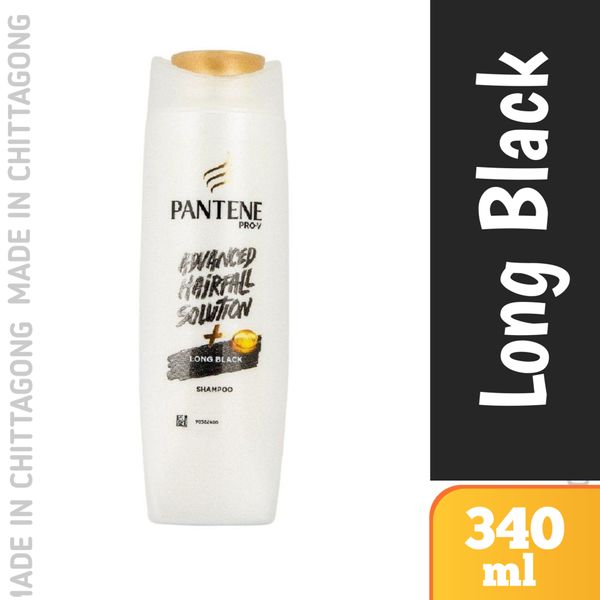 Pantene Advance Hairfall Solution Long Black Shampoo - 340ml