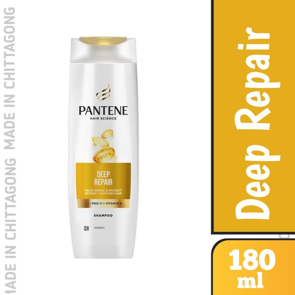 Pantene Shampoo Deep Repair - 180ml