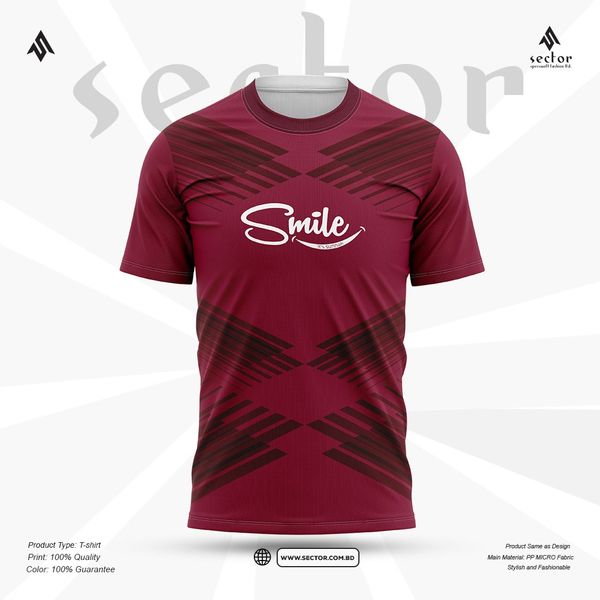 "SMILE" SECTOR Play Quality Full (Half Sleeve Jersey)