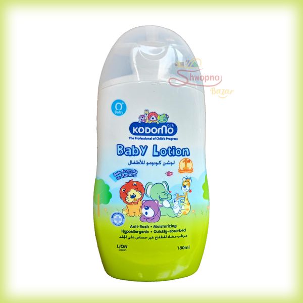 Kodomo Anti-Rash Moisturizing Baby Lotion Age 0+ - 180ml