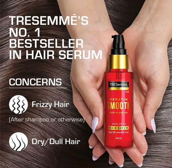 TRESemme Keratin Smooth Anti-Frizz Hair Serum With Argan Oil - 50ml