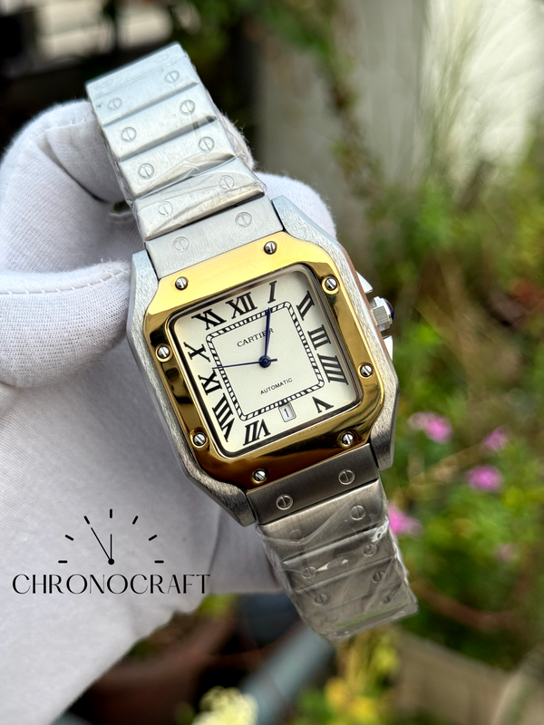 Santos De Cartier Sweep Movement Two Tone AA