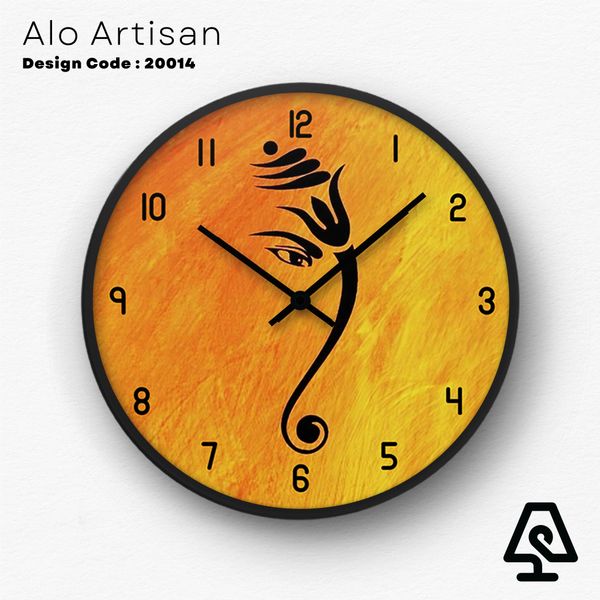 Lord Ganesha Theme Wall Clock