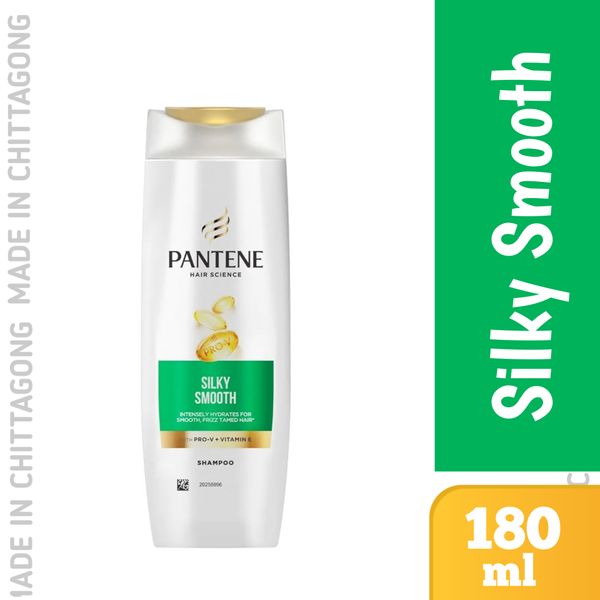 Pantene Silky Smooth Shampoo with Pro-V & Vitamin E 180ml