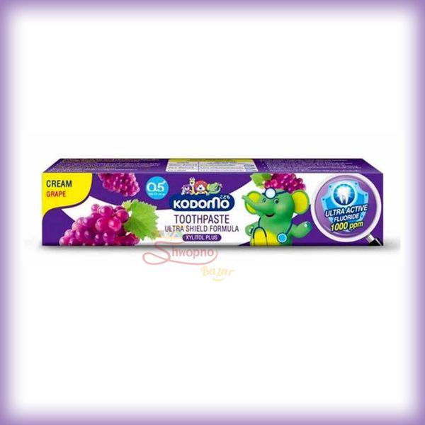 Kodomo Grape Toothpaste Cream Ultra Shield Formula (0.5 Years Up) - 40g