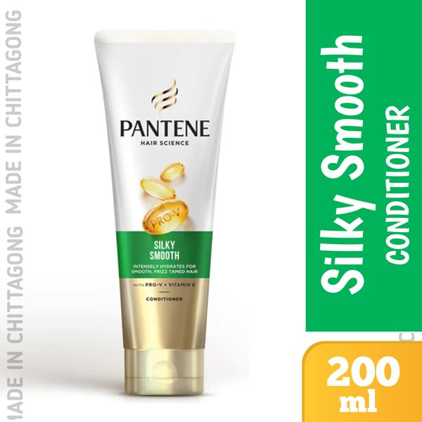 Pantene Advanced Hairfall Solution, Anti-Hairfall Silky Smooth Conditioner 200ml