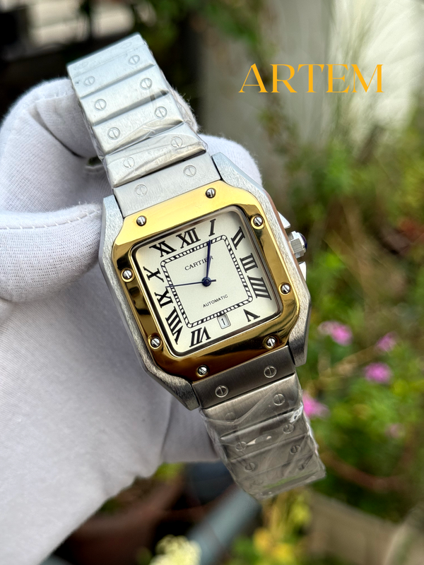 Santos De Cartier Sweep Movement Two Tone AA