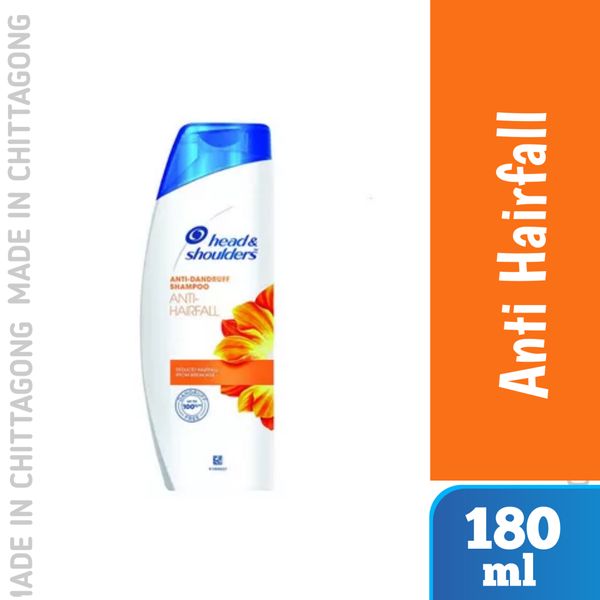 Head & Shoulders Anti Hairfall Anti Dandruff Shampoo 180 ml