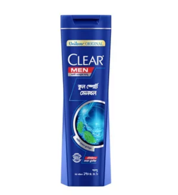 Clear Shampoo Men Cool Sport Menthol Anti Dandruff 170 ml