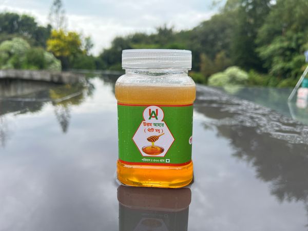 উত্তম আহার লিচুফুলের👌 খাঁটি 🐝মধু, ৫০০গ্রাম।