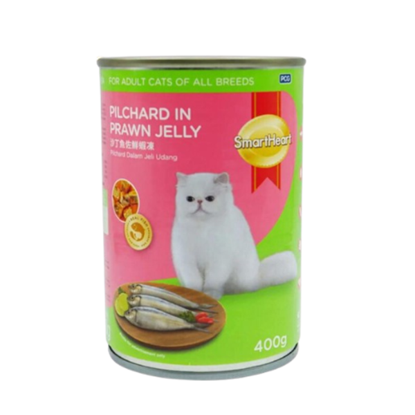 SmartHeart Adult Cat Food Pilchards Platter Prawn Jelly (Can)