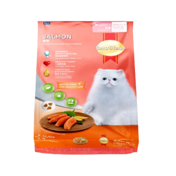 SmartHeart Adult Cat Food Salmon Flavor