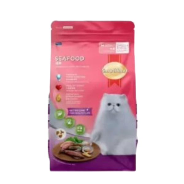 SmartHeart Adult Cat Food Seafood Flavor