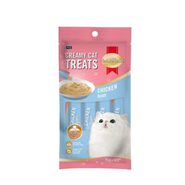 SmartHeart Creamy Cat Treat Chicken Flavor