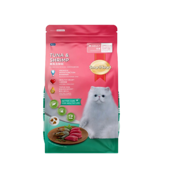 SmartHeart Adult Cat Food Tuna & Shrimp Flavor