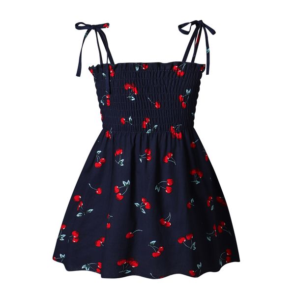 🌸Girls Summer Cotton Dress – Printed Slip Style