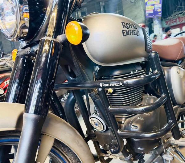 Premium Crush Gourde/Bumper For Royal Enfield