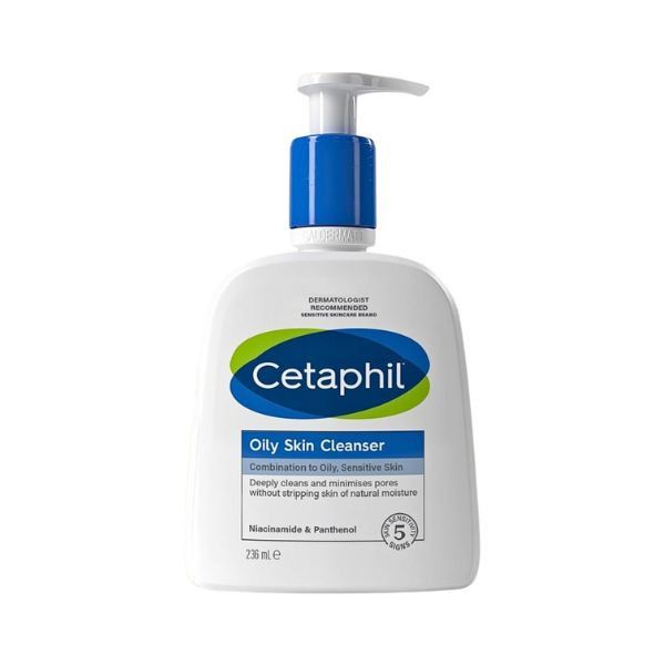 Cetaphil Oily Skin Cleanser For Combination To Oily Sensitive Skin - 236ml