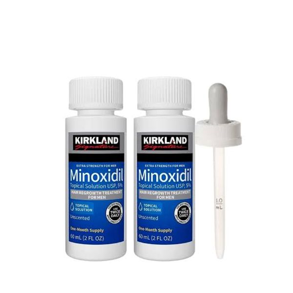 Kirkland Minoxidil 5% opical Solution for Man (2 bottles for 2 months supply)