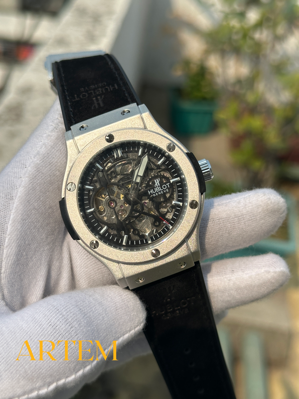 Hublot Geneve Automatic Black-Silver AA