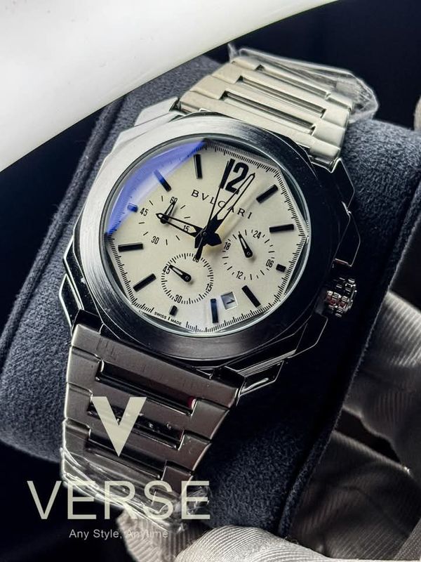 Bvlgari chain white dial