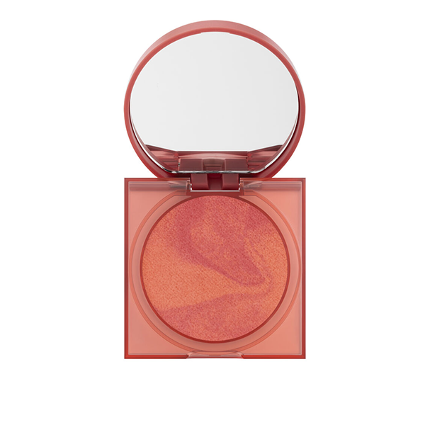 GloWish Cheeky Vegan Blush Powder- sassy safron