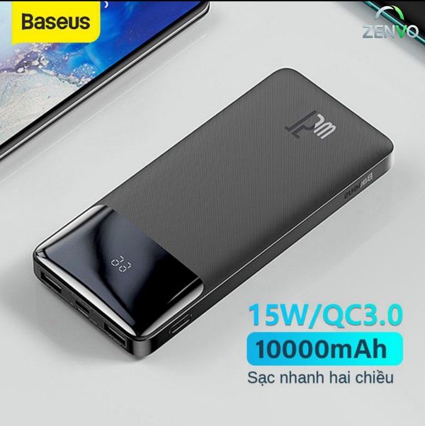Baseus Bipow 10,000mAh 15W Digital Display Power Bank