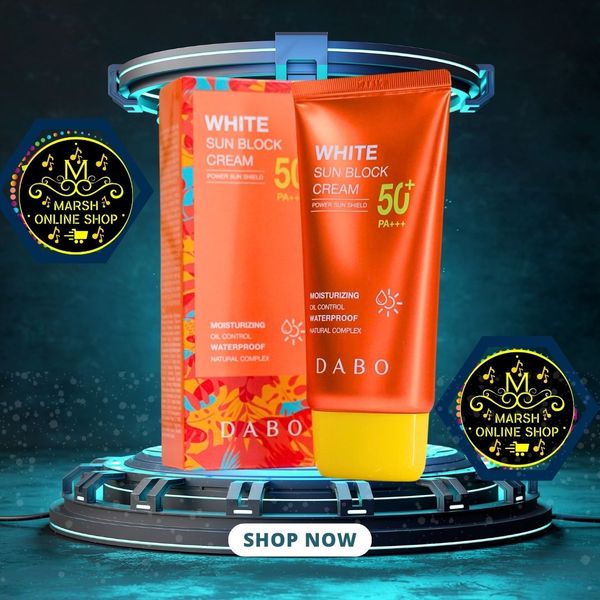 👉🔰DABO White Sunblock Cream Power Sun Shield 50+ PA+++ (70ml) - Image 3