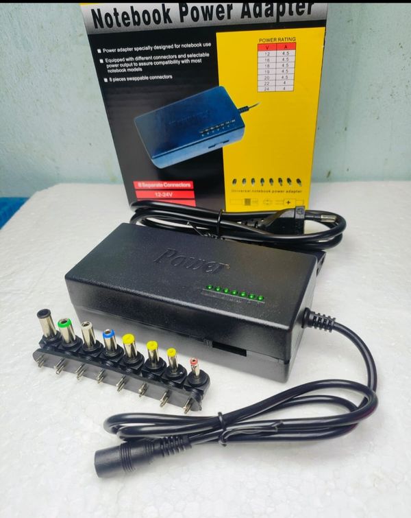 Notebook Adaptor Universal, 12V, 16V, 18V, 19V, 20V, 22V, 24V