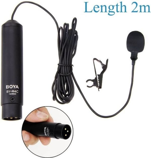 BOYA BY-M4C Professional Cardioid Lavalier Microphone - Price in Bangladesh