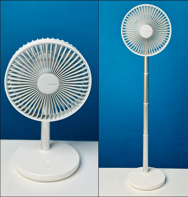 JISULIFE FA13P Rechargeable Desk Fan 8000mAh – White Color