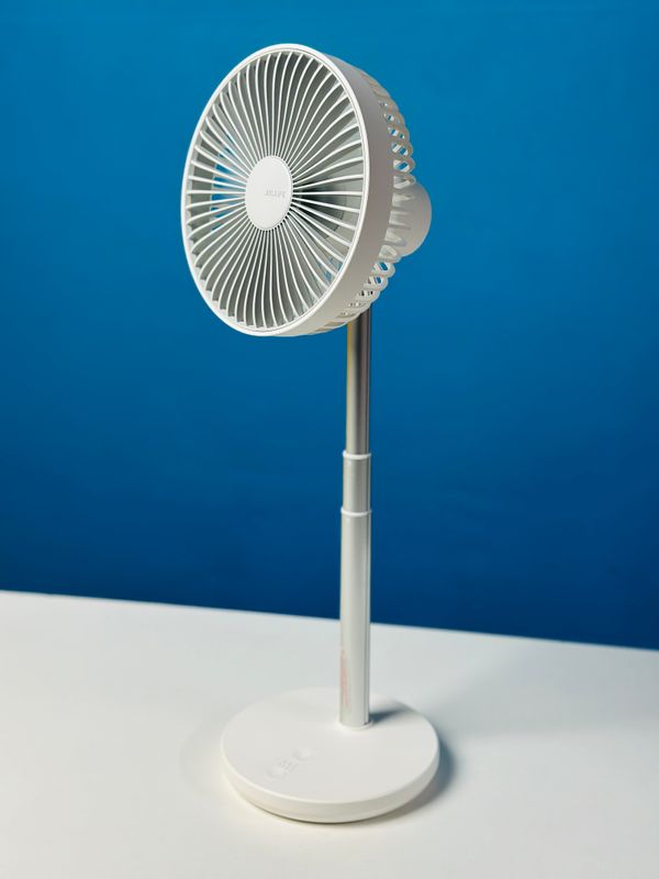 JISULIFE FA13P Rechargeable Desk Fan 8000mAh – White Color - Image 3
