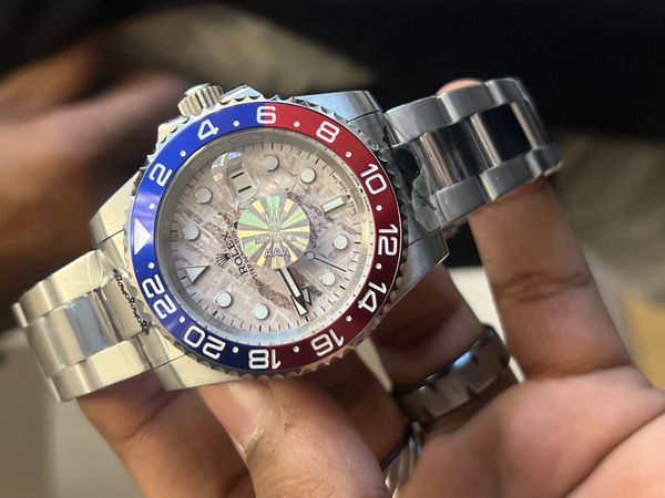 ROLEX AUTO AAA CH GMT 2 METEORITE