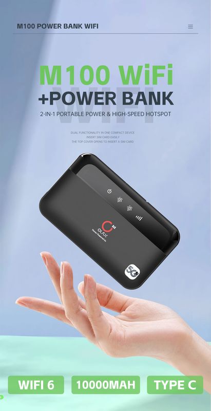 OLAX M100 WiFi 6 10000mah 5G Pocket Router