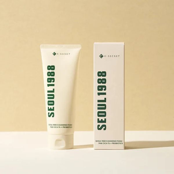 KSECRET SEOUL 1988 Cleansing Foam: Pine Cica 1% + Probiotics (150ml)