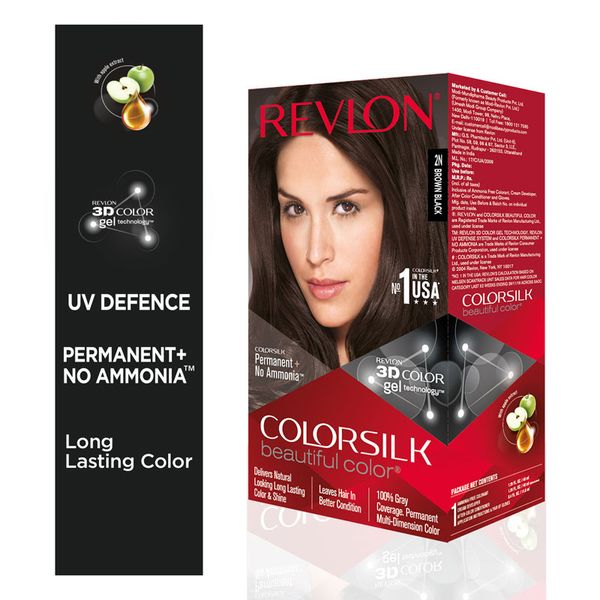 Revlon Colorsilk Beautiful Hair Color - 20 Brown Black