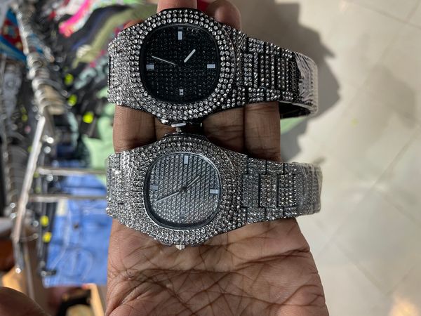Diamond Zircon Rhinestone Fashion Steel Band Watch