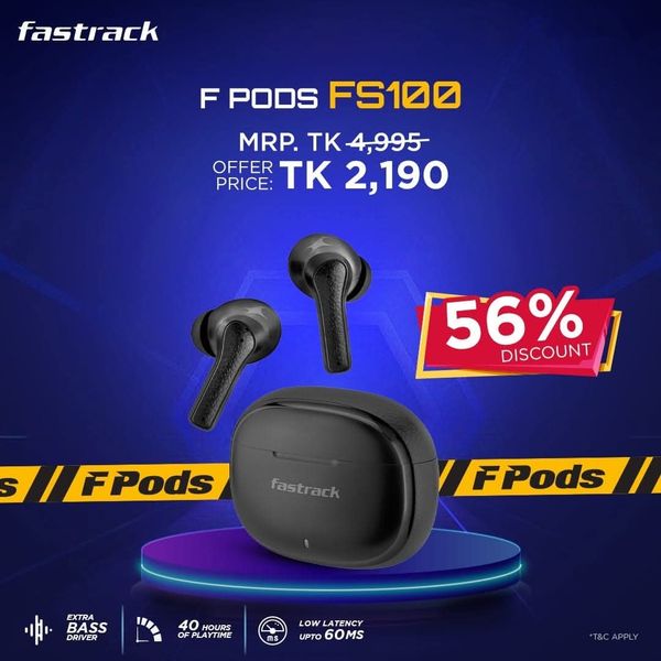 Fastrack FPods FS100 Wireless Ear Buds