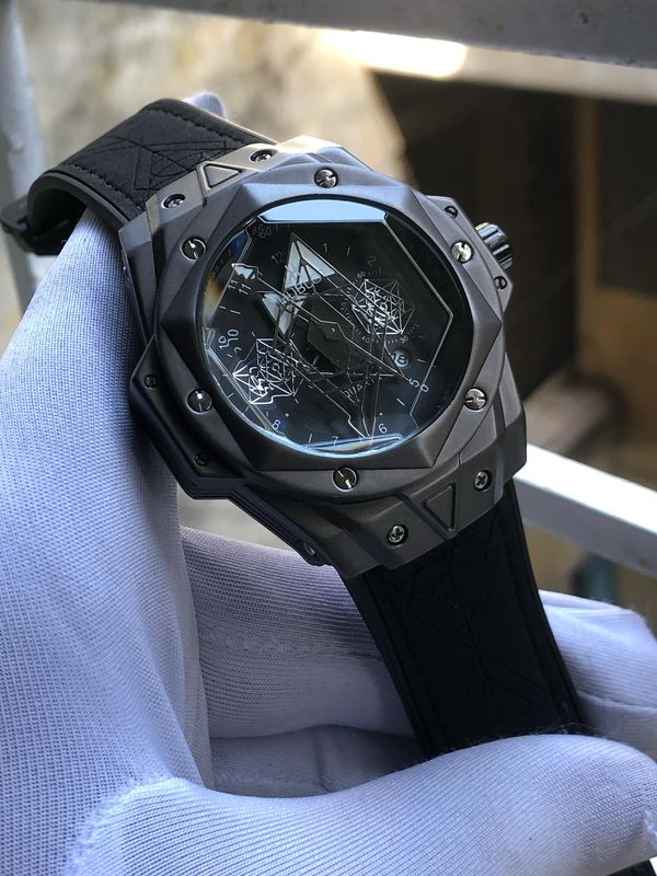 HUBLOT SANG BLEU BELT AA BLACK