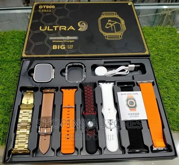 DT 900 Ultra 9 SmartWatch With Free 7 Straps. - Image 3
